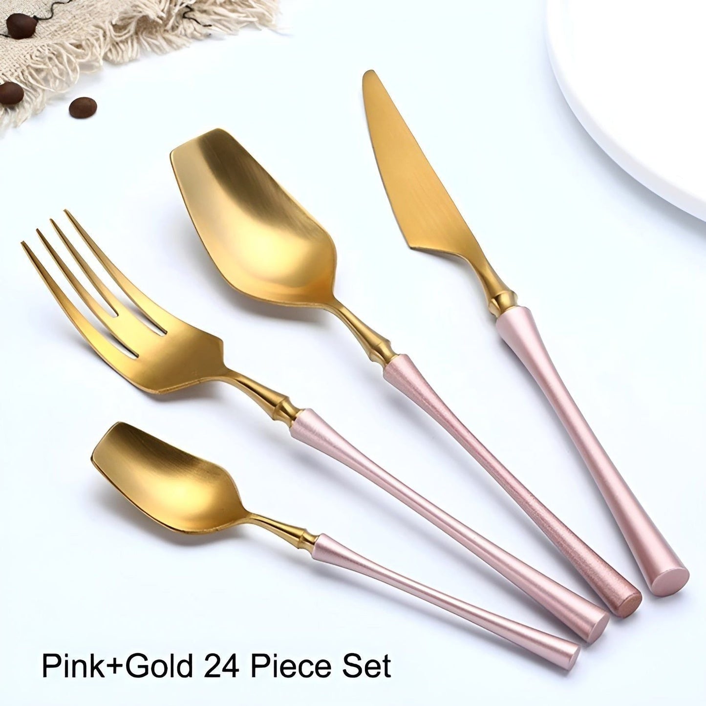 Avelena Besteckset - Edelstahl Spülmaschinenfestes Besteckset 5 set
