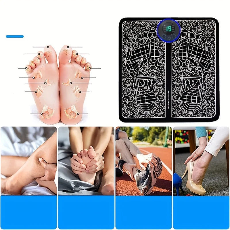 Avelena | Regenerierendes EMS-Fußmassagegerät – Entspannung und Schmerzlinderung für Ihre Füße