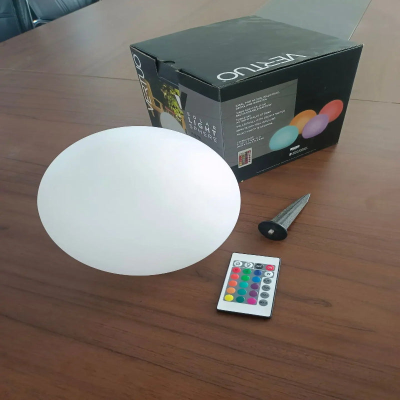 Avelena | Solar Powered Mood Light Sphere - ShapeLights Wiederaufladbare Ball-Lampe für den Außenbereich