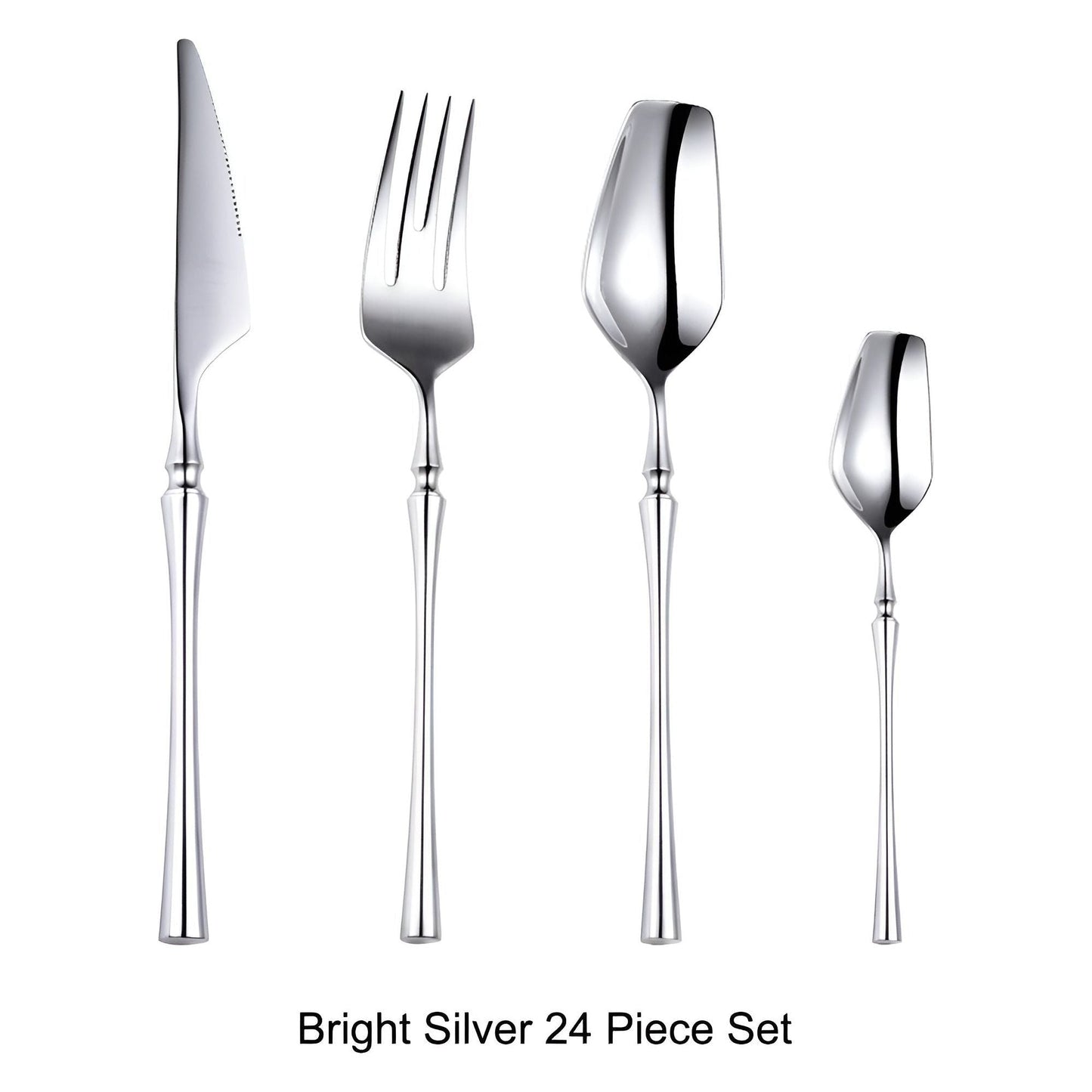 Avelena Besteckset - Edelstahl Spülmaschinenfestes Besteckset 5 set