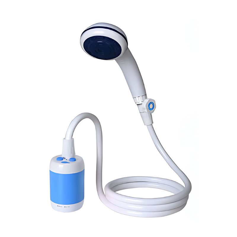 Avelena | AquaJet tragbare Outdoor-Dusche – wiederaufladbare Reise-Camping-Dusche mit einstellbarem Fluss
