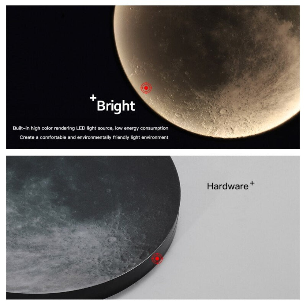 Avelena | 3D LED Mond oder Erde Decken- oder Wandleuchte