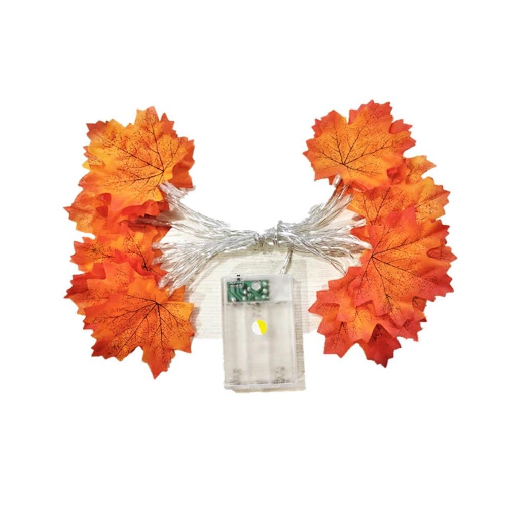 Avelena | Ahornblätter Herbst Lichterketten