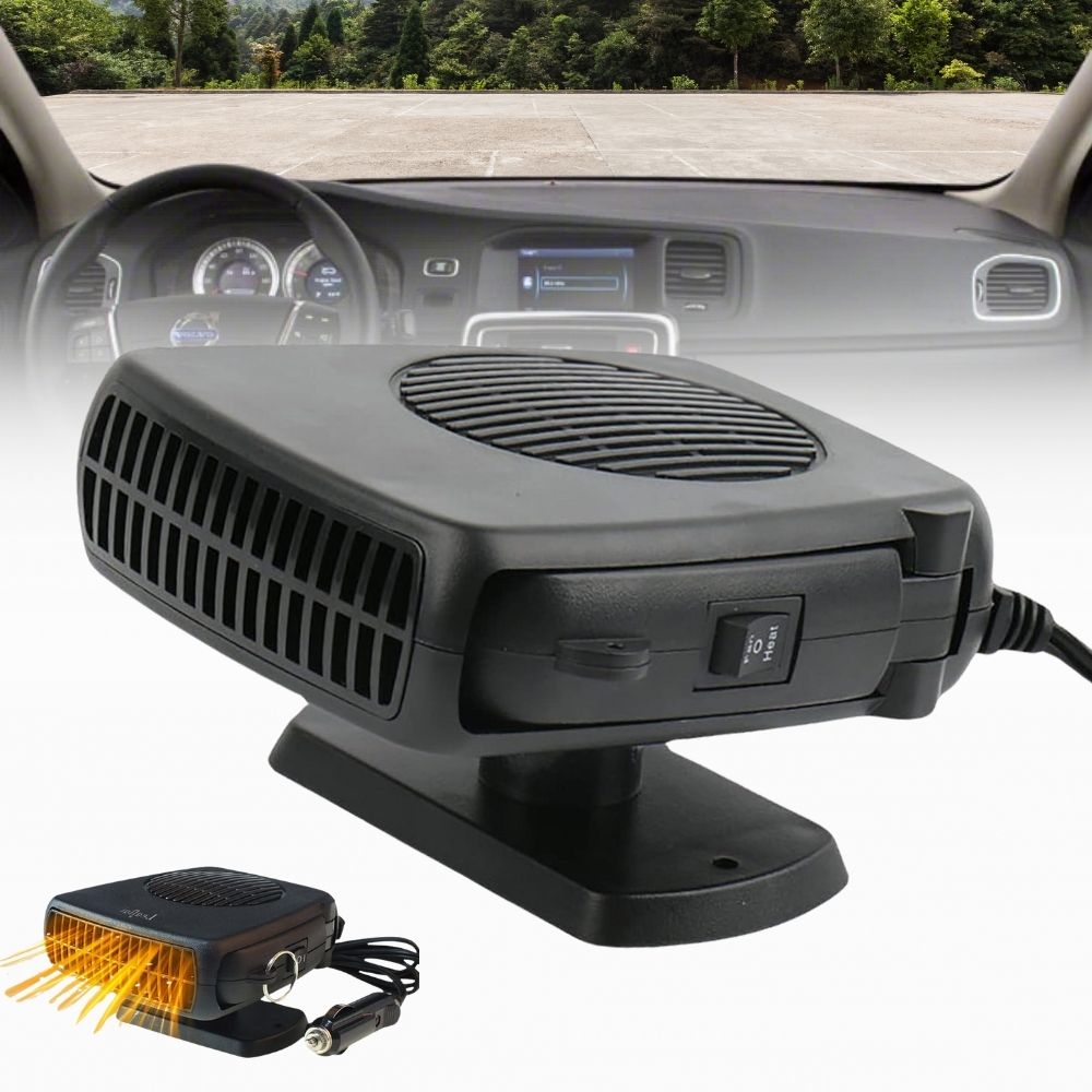 Avelena | TurboHeat | 12V Autoheizung – 150W/300W Keramischer Heizlüfter, Tragbarer Auto-Frostschutz & Wärmer