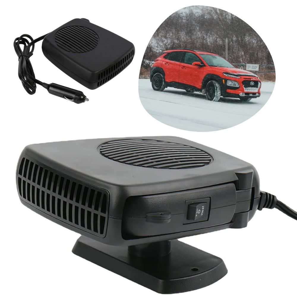 Avelena | TurboHeat | 12V Autoheizung – 150W/300W Keramischer Heizlüfter, Tragbarer Auto-Frostschutz & Wärmer
