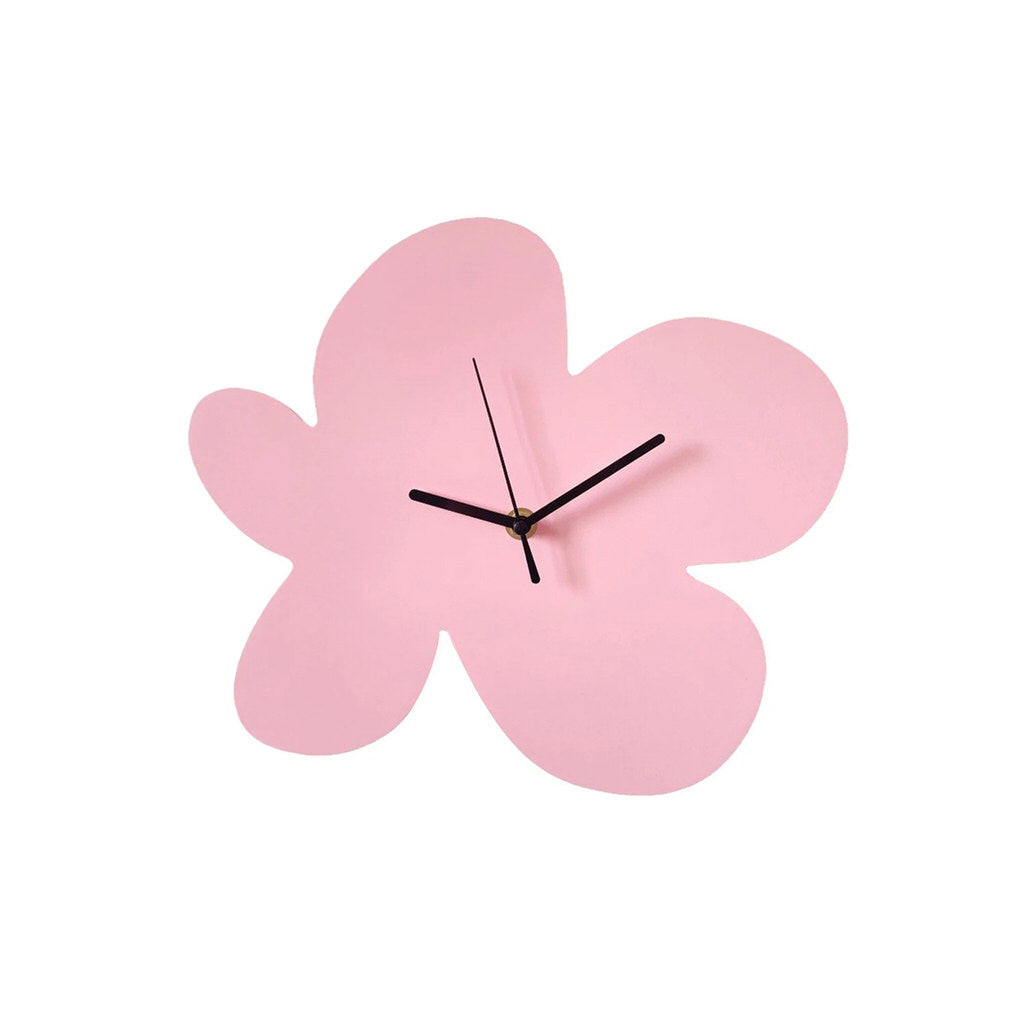 Avelena | Blumen Blob Acryl Wanduhr