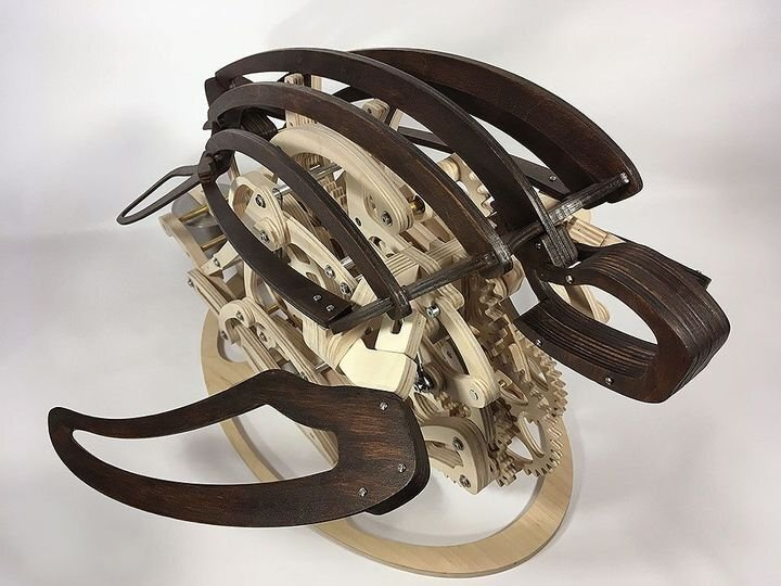 Avelena | 3D Holz Mechanische Kolibri und Holz Mechanische Schildkröte