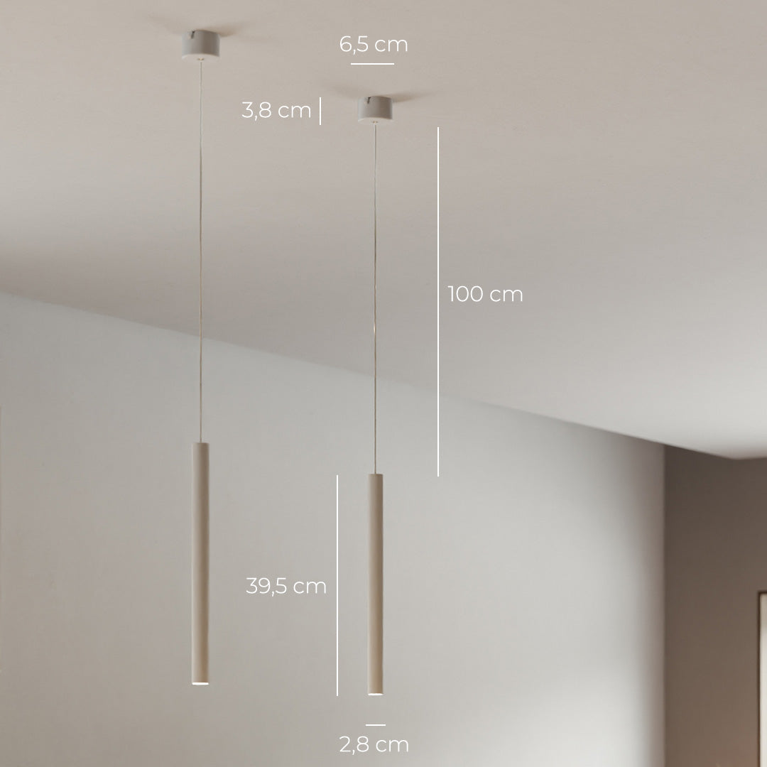 Avelena | RayAura Minimalistische LED Pendelleuchte | Modernes Design | Elegante Deckenlampe für Wohnzimmer & Büro