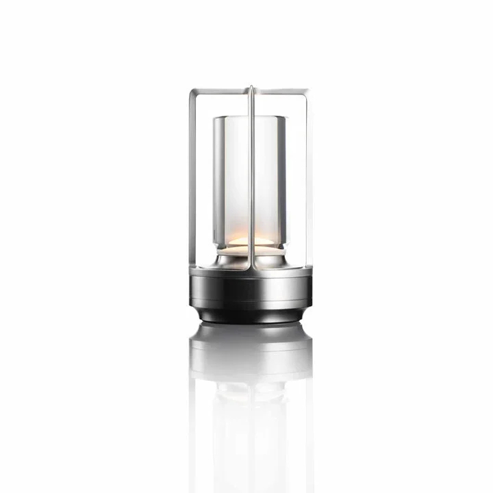 Avelena | Ambient Lantern kabellos wiederaufladbar kleine Nachttischlampe Gold