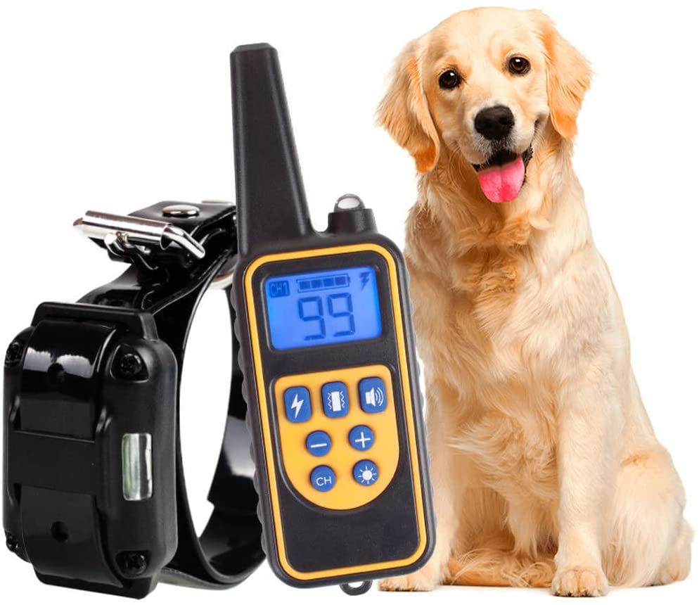 Avelena | 800M wiederaufladbares elektronisches Hundetraining-Halsband | wasserdicht, Fernbedienung & ideal für effektives Hundetraining