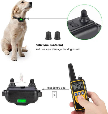 Avelena | 800M wiederaufladbares elektronisches Hundetraining-Halsband | wasserdicht, Fernbedienung & ideal für effektives Hundetraining