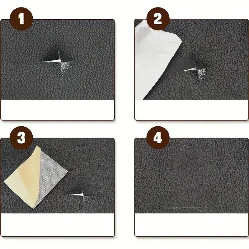 Avelena | Selbstklebende Patches - Lederreparaturset