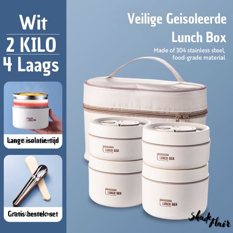 Avelena | Tragbares isoliertes Essensbehältersatz - LunchMate