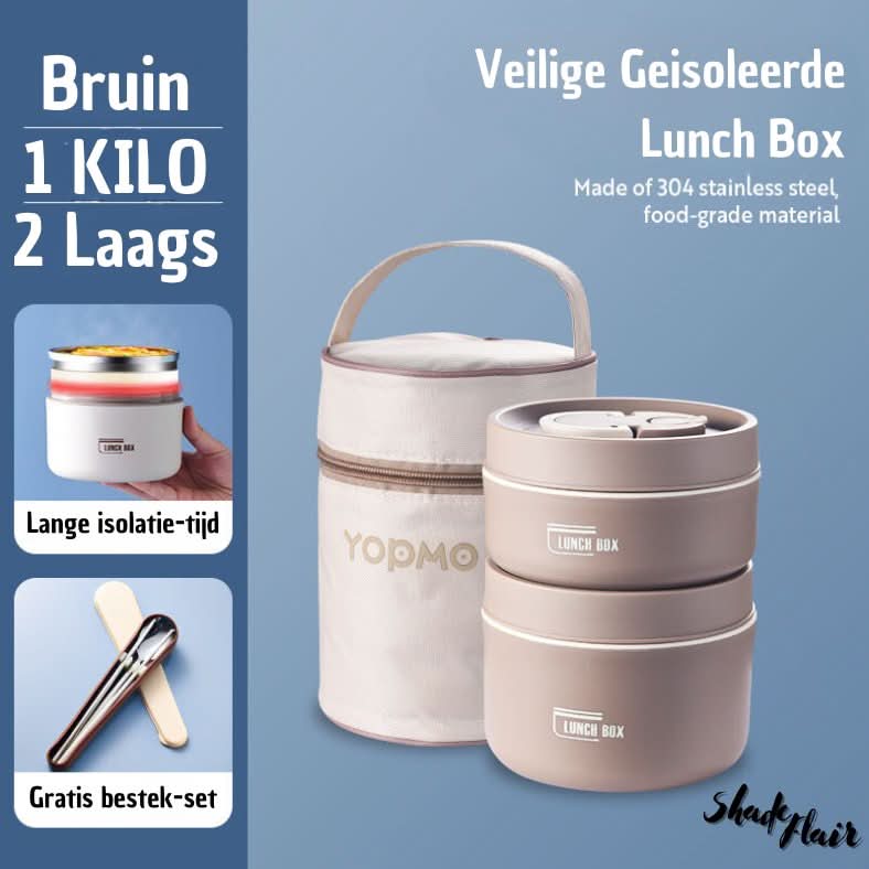 Avelena | Tragbares isoliertes Essensbehältersatz - LunchMate