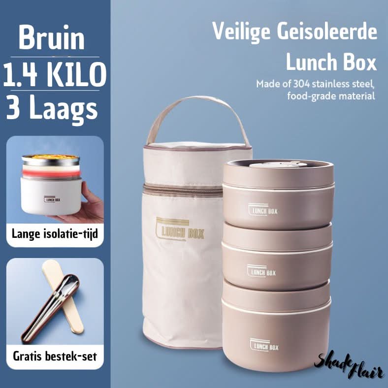 Avelena | Tragbares isoliertes Essensbehältersatz - LunchMate