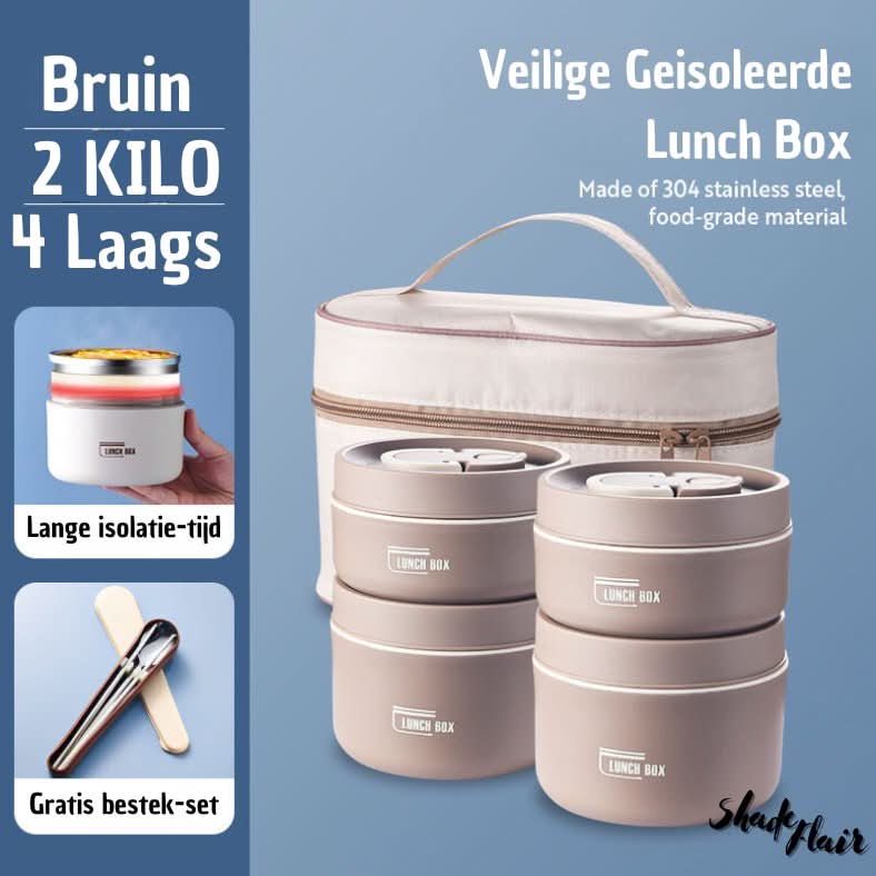 Avelena | Tragbares isoliertes Essensbehältersatz - LunchMate