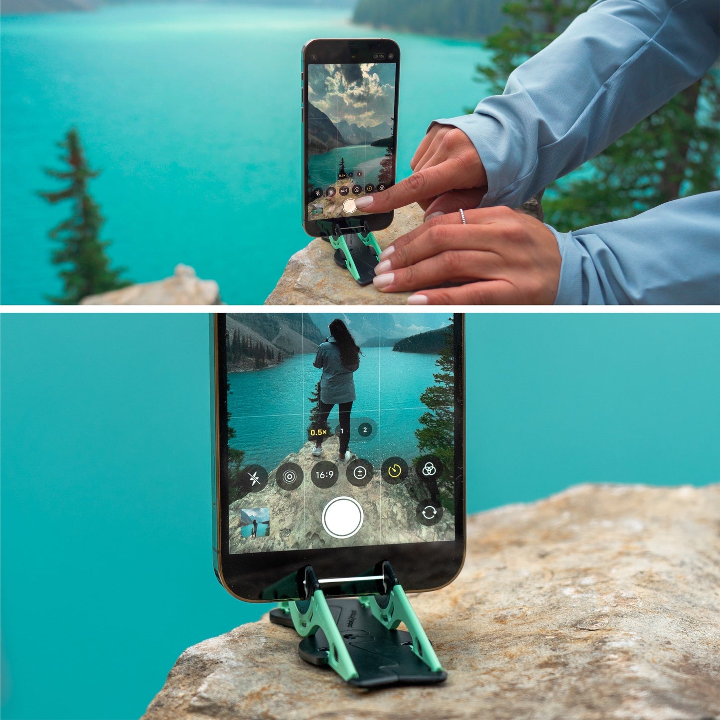 Avelena | Trageständer für das Handy für perfekte Fotos - SnapFold