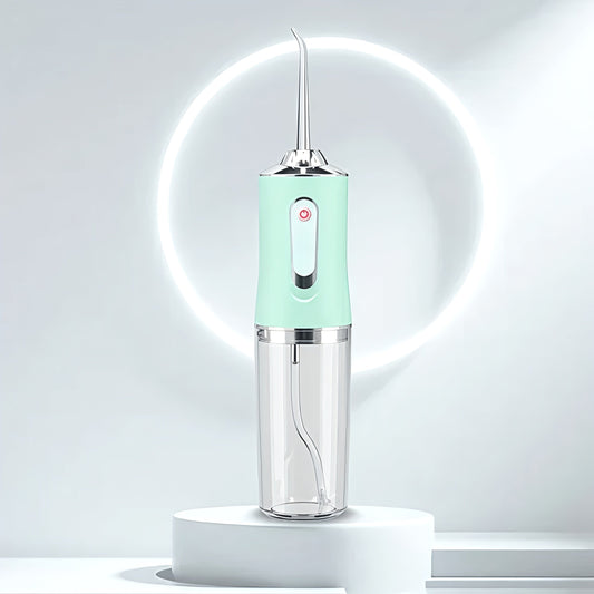 Avelena | Wiederaufladbarer kabelloser Wasserflosser AquaSmile – Professionelle Mundpflege zu Hause und unterwegs