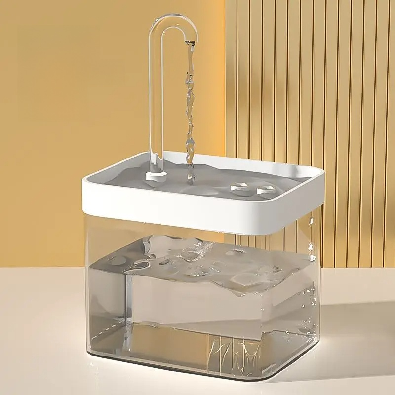Avelena | Ultra-leise Haustier-Wasserbrunnen mit intelligenter Filtration - 1,5 l Edelstahl