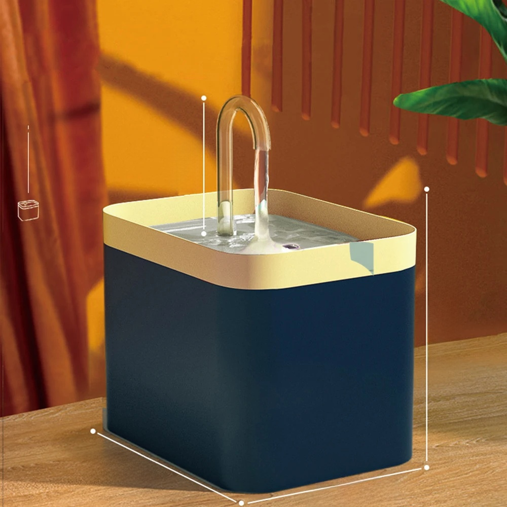 Avelena | Ultra-leise Haustier-Wasserbrunnen mit intelligenter Filtration - 1,5 l Edelstahl