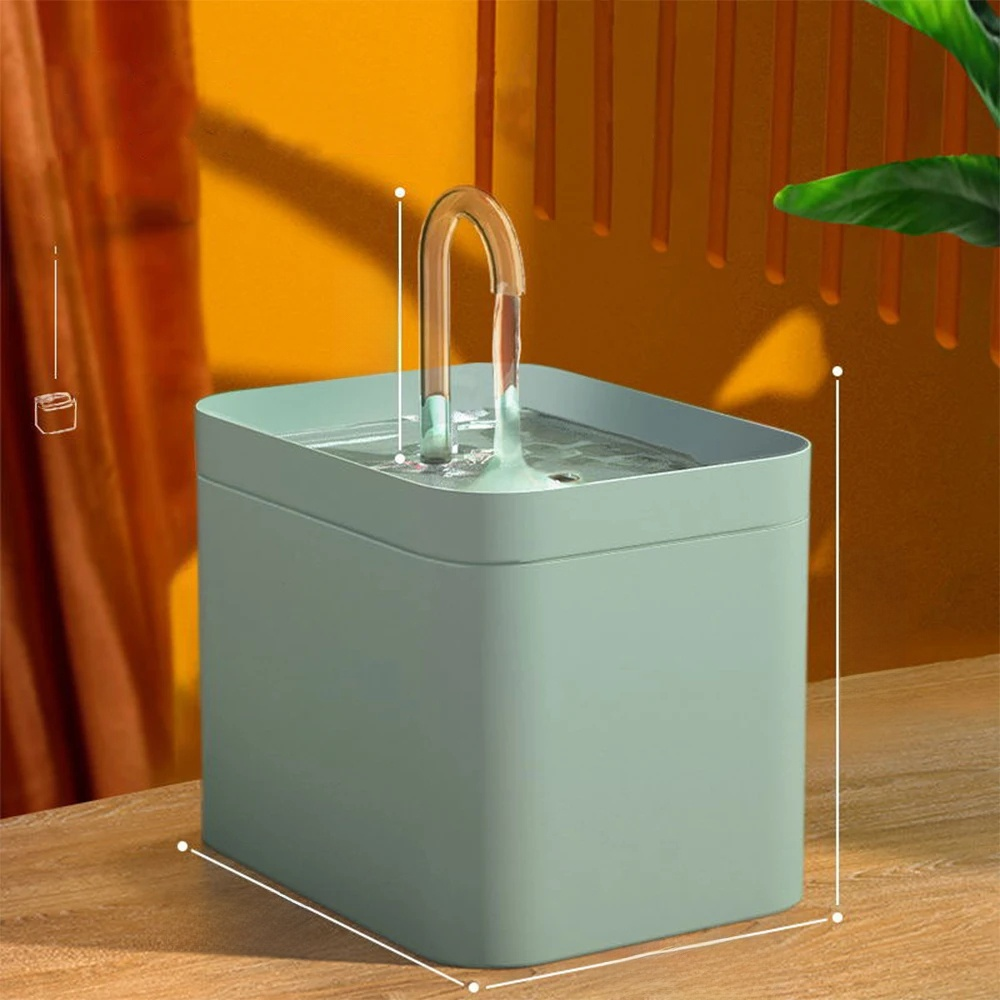 Avelena | Ultra-leise Haustier-Wasserbrunnen mit intelligenter Filtration - 1,5 l Edelstahl