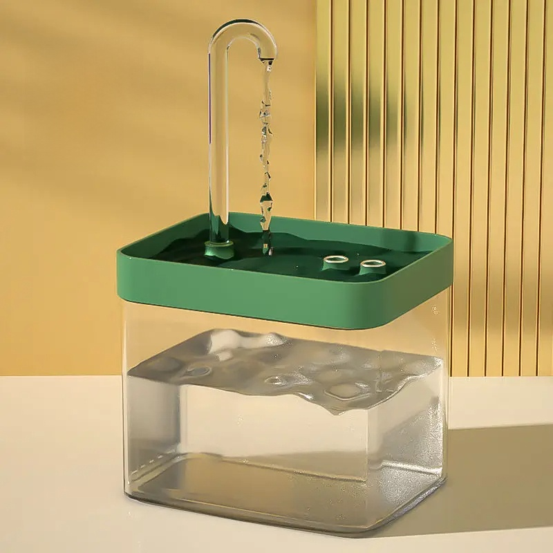 Avelena | Ultra-leise Haustier-Wasserbrunnen mit intelligenter Filtration - 1,5 l Edelstahl
