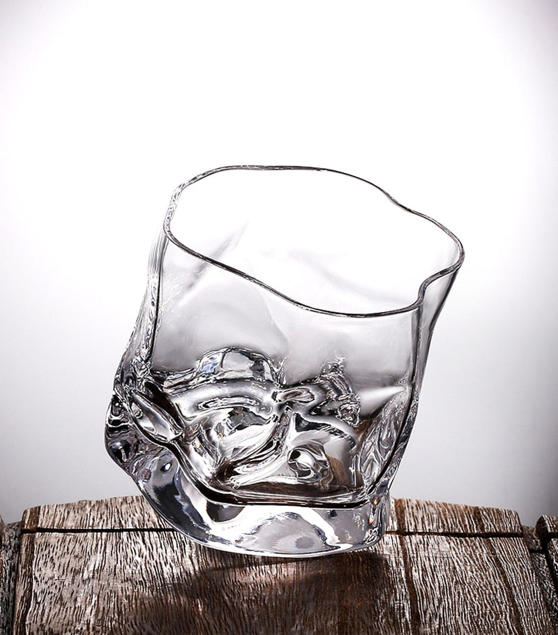 Avelena | Verzerrte Textur Whisky Glas Set