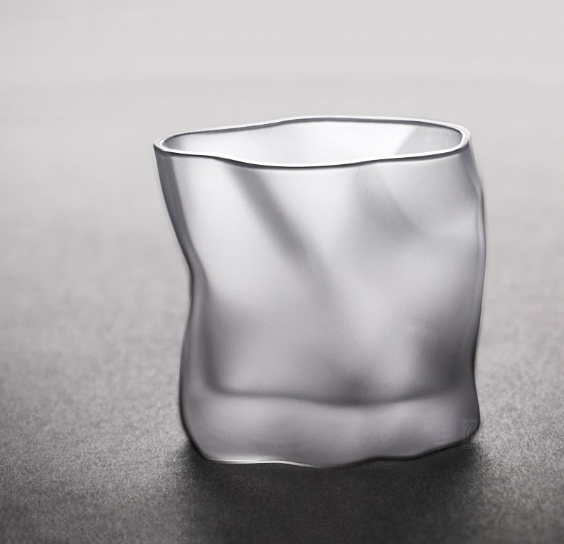 Avelena | Verzerrte Textur Whisky Glas Set