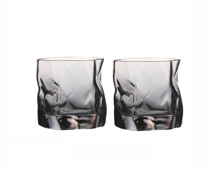 Avelena | Verzerrte Textur Whisky Glas Set