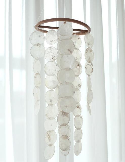 Avelena | ShellDreams Handgefertigtes Babyzimmer Windspiel | Muschel-Mobile | Beruhigende Klänge