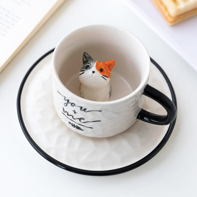 Avelena | Versteckte Katze Keramiktasse