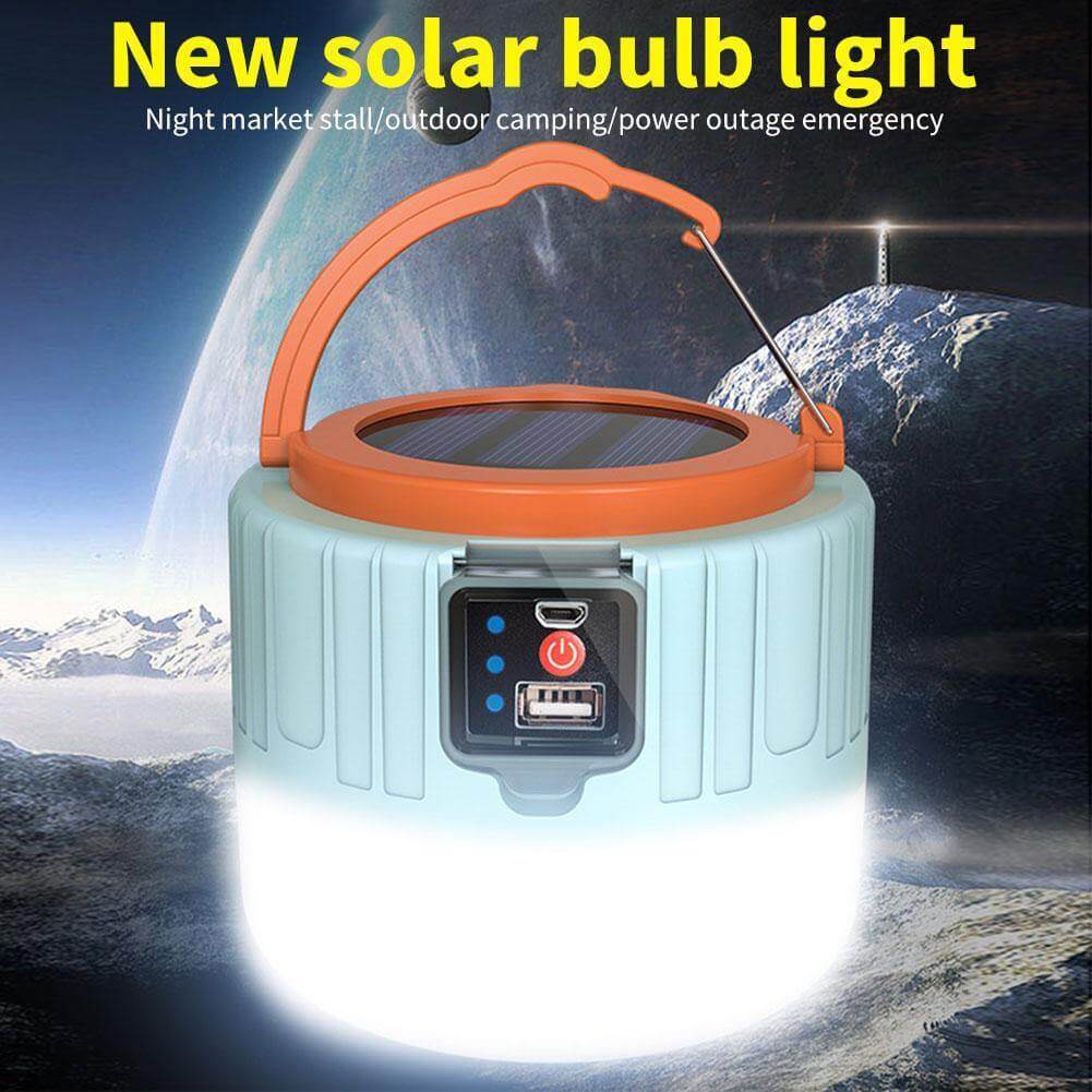 Avelena | Wetterfeste Solar wiederaufladbare Camping LED Lampe