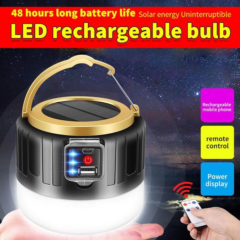 Avelena | Wetterfeste Solar wiederaufladbare Camping LED Lampe