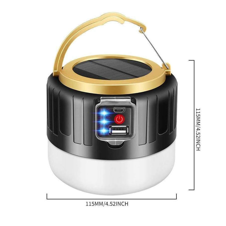 Avelena | Wetterfeste Solar wiederaufladbare Camping LED Lampe