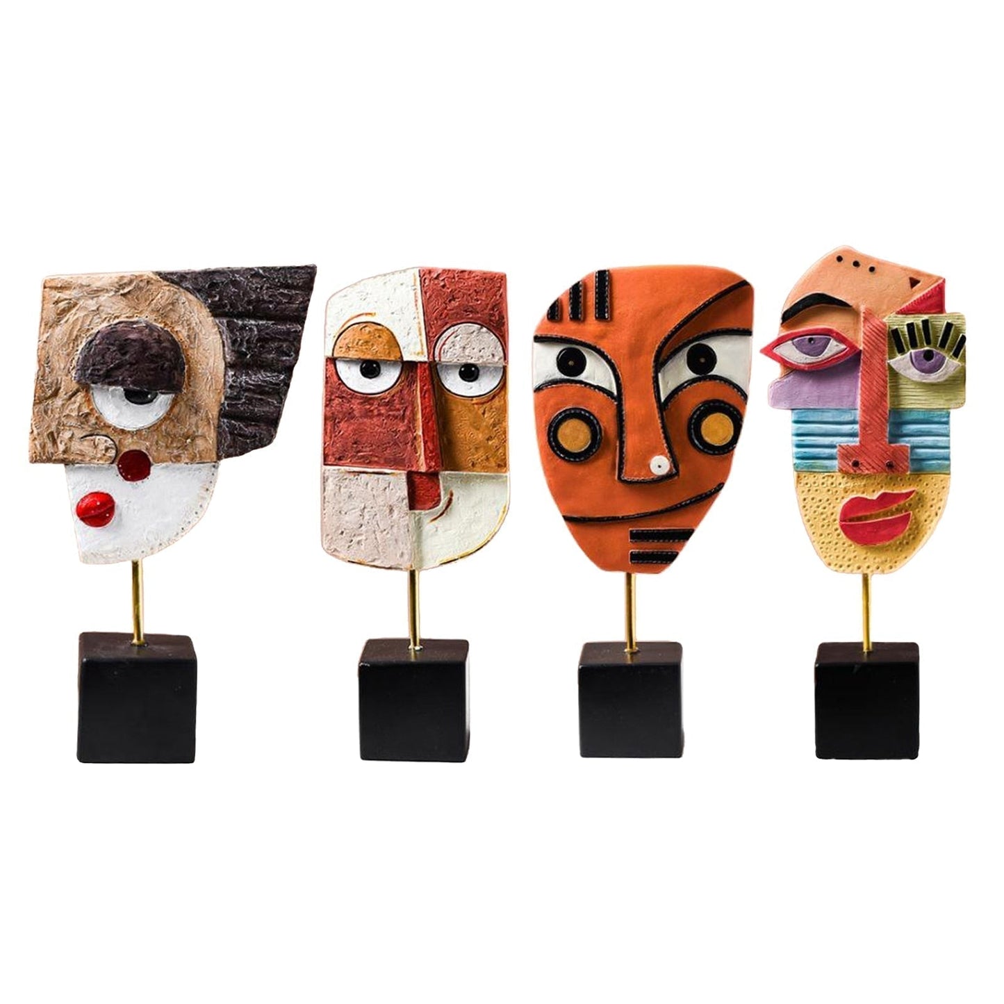 Avelena | Abstract Pop Art Gesicht Home Skulptur