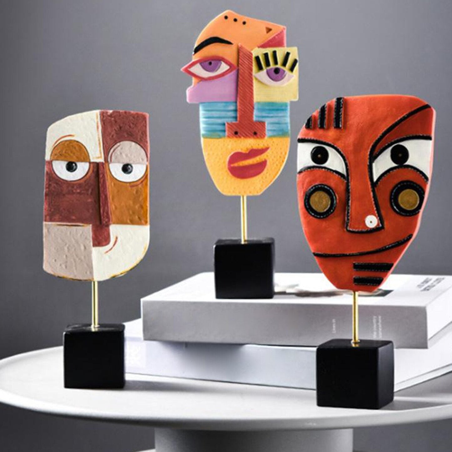 Avelena | Abstract Pop Art Gesicht Home Skulptur