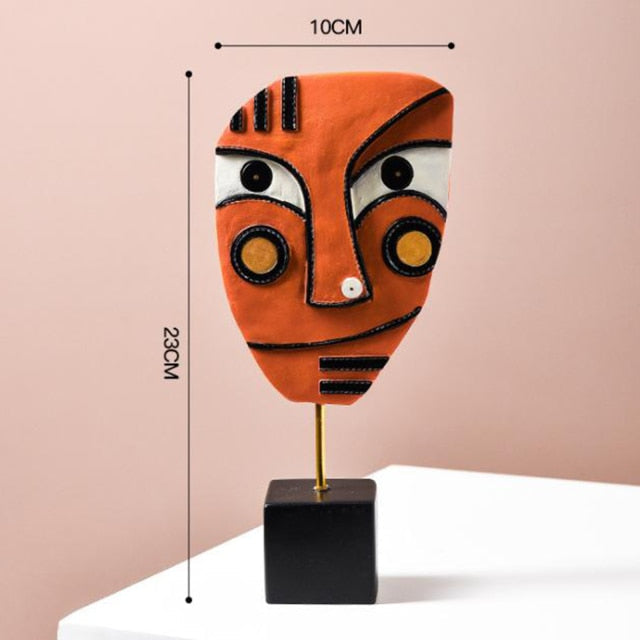 Avelena | Abstract Pop Art Gesicht Home Skulptur