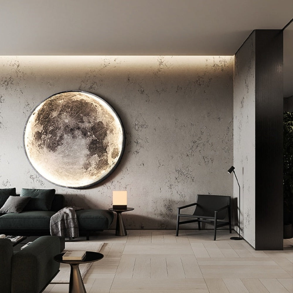 Avelena | 3D LED Mond oder Erde Decken- oder Wandlampe