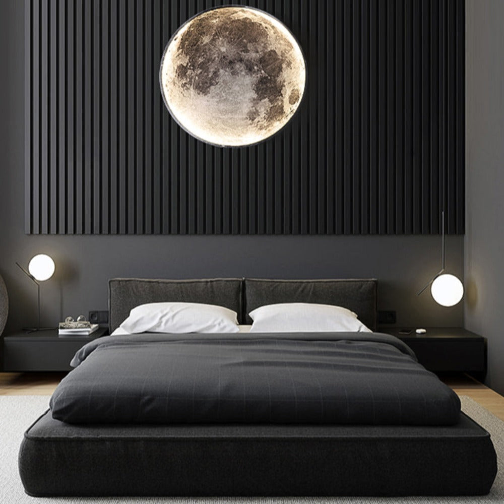Avelena | 3D LED Mond oder Erde Decken- oder Wandlampe