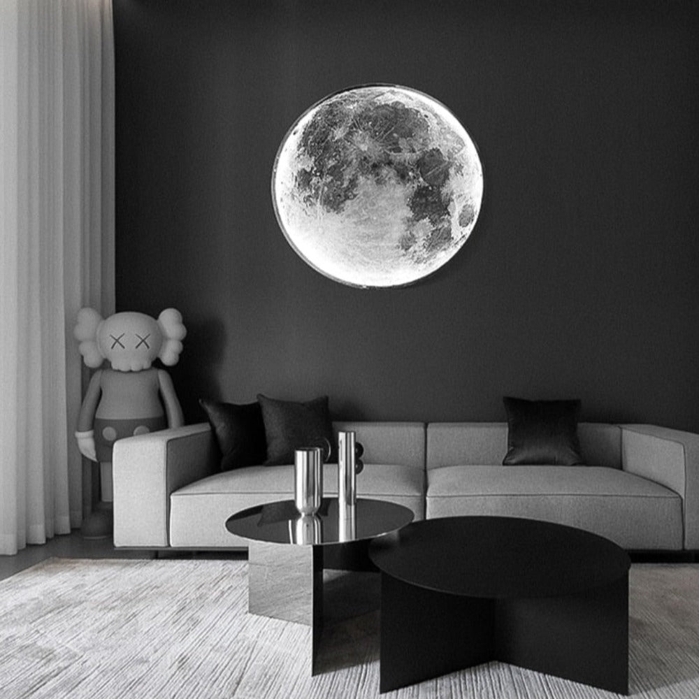 Avelena | 3D LED Mond oder Erde Decken- oder Wandlampe