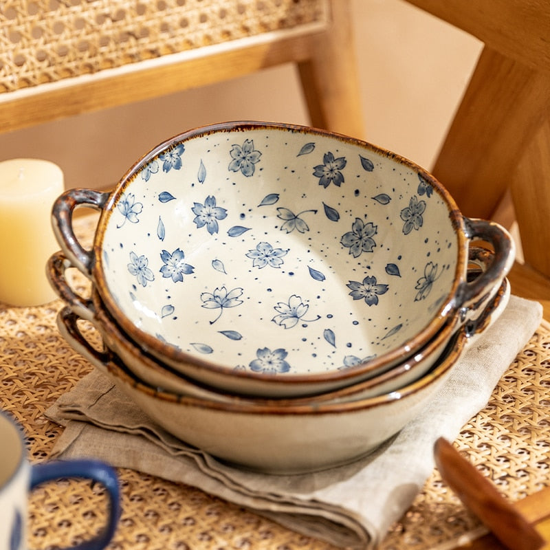 Avelena | Flora Keramik Pasta Schalen