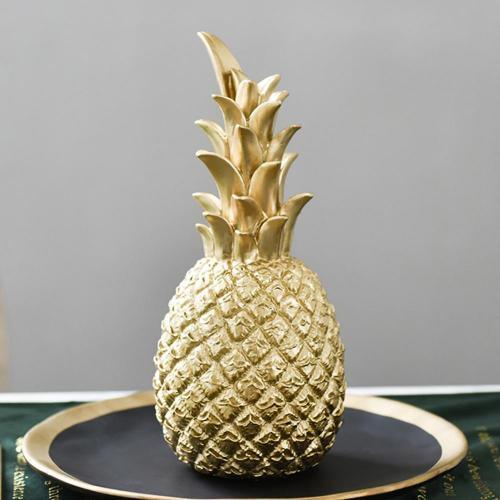 Avelena | PineLux Glänzende Ananas Dekofigur | Modernes Design | In 3 Farben & Größen erhältlich