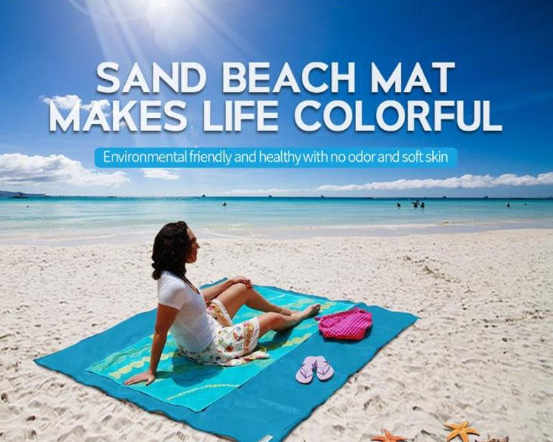 Avelena | XXL Sandfreies Strandtuch | Zandsheet® | 200x200