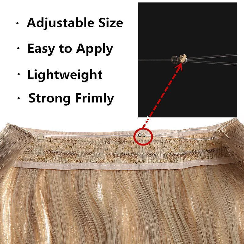 Avelena | SeidigeSträhnen Natürliche Glam Transformation Haarverlängerungen