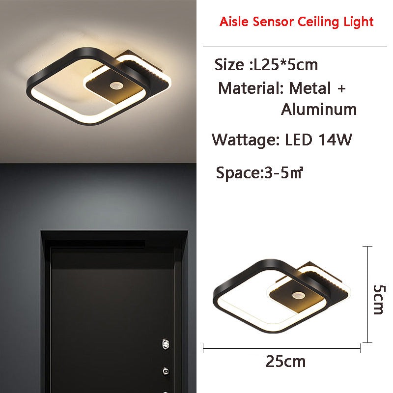 Avelena | MotionGlide PIR-Bewegungssensor LED Deckenleuchte | Intelligente Beleuchtung | Energieeffizient | Perfekt für Flur & Badezimmer
