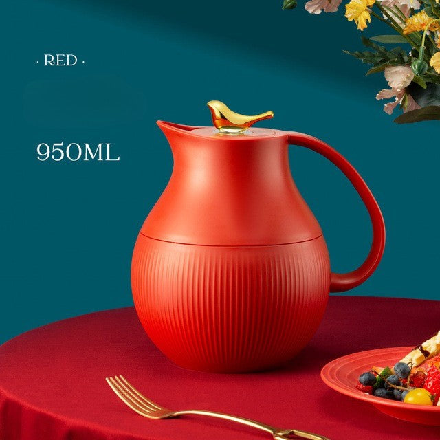 Avelena | ThermoMax | Große Minimalistische Isolierte Edelstahlflasche – Doppelwandige Thermoskanne