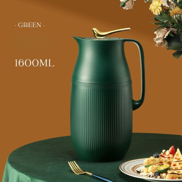 Avelena | ThermoMax | Große Minimalistische Isolierte Edelstahlflasche – Doppelwandige Thermoskanne