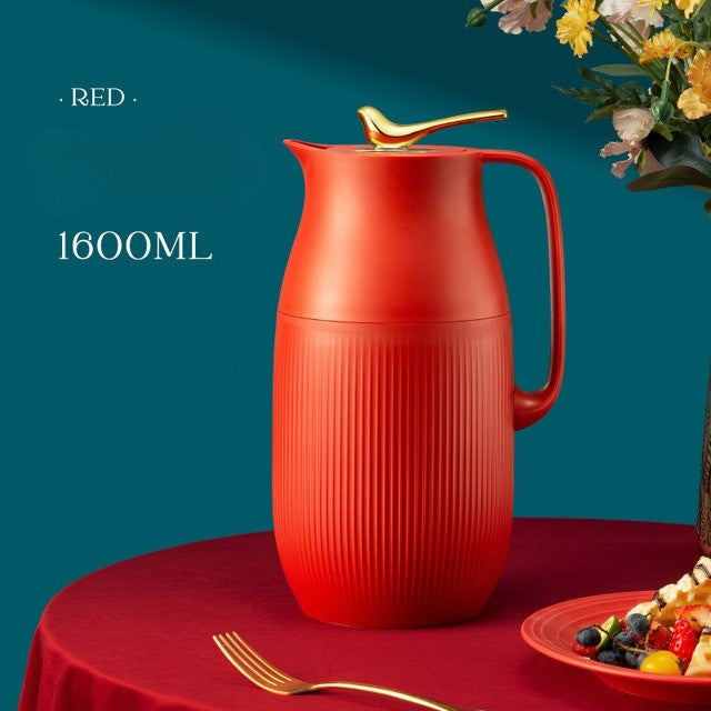 Avelena | ThermoMax | Große Minimalistische Isolierte Edelstahlflasche – Doppelwandige Thermoskanne