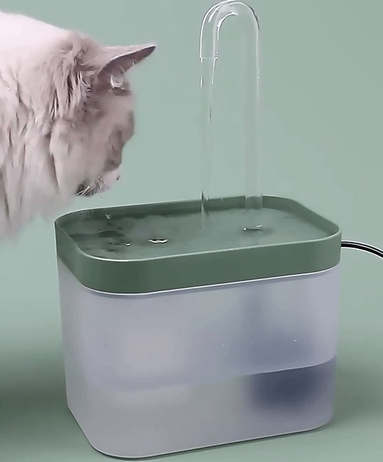 Avelena | Ultra-leise Haustier-Wasserbrunnen mit intelligenter Filtration - 1,5 l Edelstahl