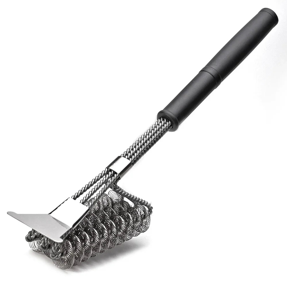 Avelena | Rostfester Edelstahl borstenfreier BBQ Grillbürstenreiniger